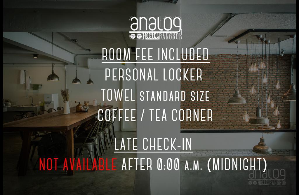 בנגקוק Analog Hostel מראה חיצוני תמונה